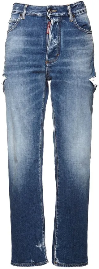 Boston stonewashed cotton denim jeans
