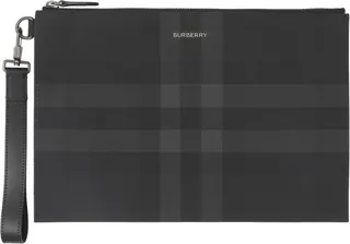 Burberry Large Check Zip Pouch