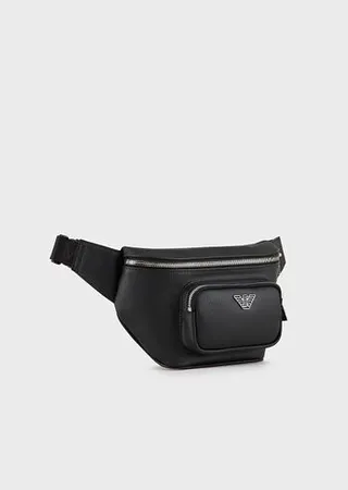 Belt bag with eagle plaque