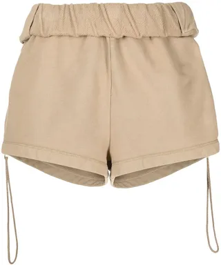 Rolled-Waist Track Shorts
