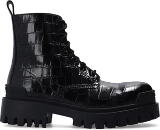 Balenciaga Strike Lace-Up Boots