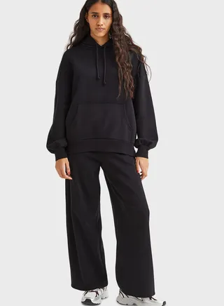 Pocket Detail Oversized Hoodie