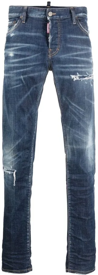 Logo-Patch Denim Jeans