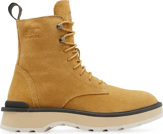 Hi-Lin Leather & Suede Combat Boots