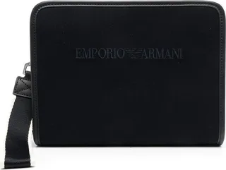 EMPORIO ARMANI- Leather Pouch