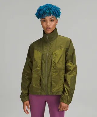 Ripstop Relaxed-Fit Short Jacket