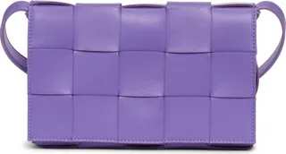 Intrecciato Leather Crossbody Bag