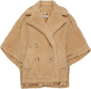 Teddy fabric cape Adesso