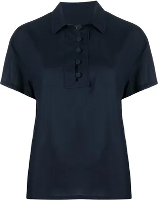 Half-Button Polo Top