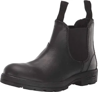 Skechers Men's Peaked-Waterproof Leather Chelsea Boot with Memory Foam Cushioning
