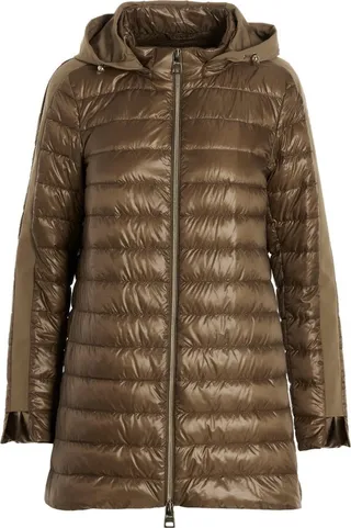 Herno Hooded Zipped Down Jacket