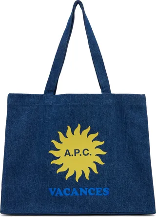 A.P.C. Indigo Diane 'Vacances' Tote