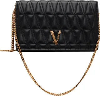 Versace Black Virtus Clutch