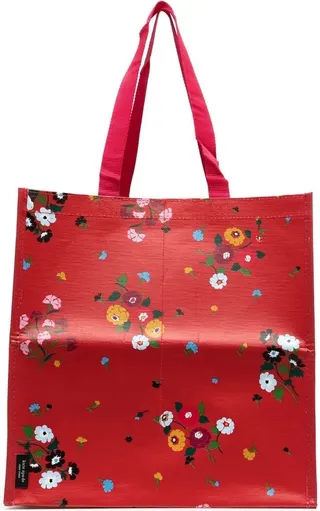 Floral Print Tote Bag