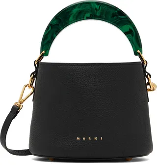 Marni Black Mini Venice Bucket Bag