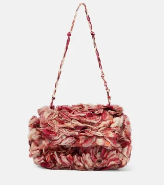 Gathered shoulder bag