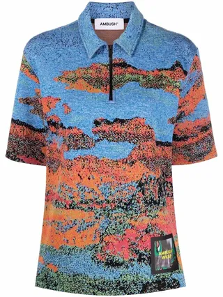 Jacquard Polo Shirt