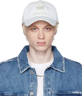 Isabel Marant Blue Tyron Denim Cap