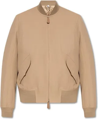 Burberry Linton Zipped Bomber Jacket