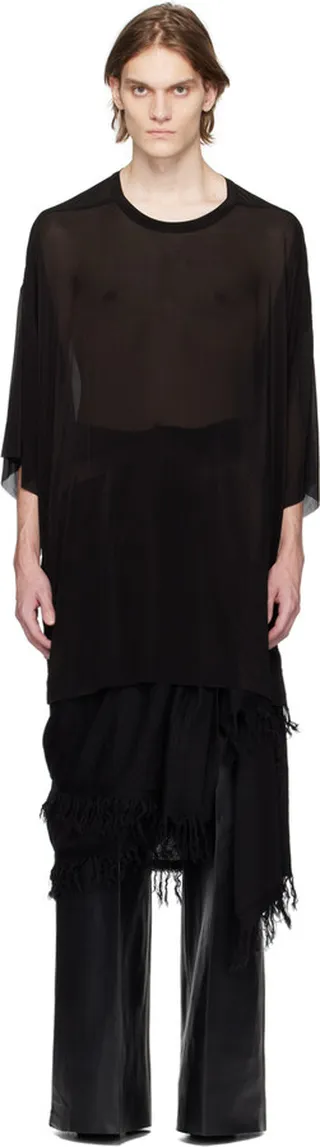 Rick Owens Black Tommy T-Shirt