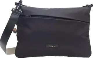 Hedgren Orbit Flat Crossover (Black) Cross Body Handbags
