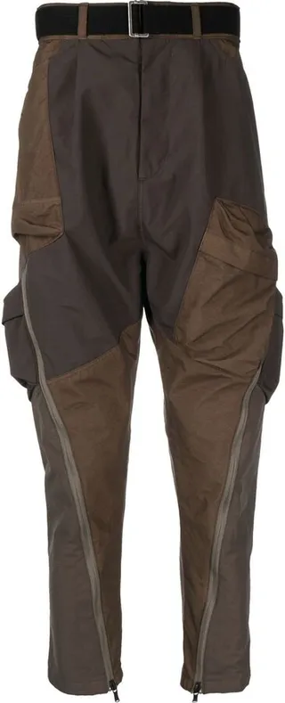 Tapered-Leg Cargo Trousers