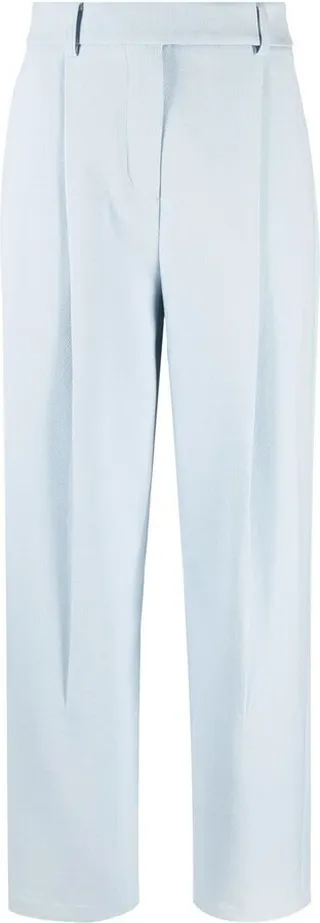 High-Waisted Tailored Trousers