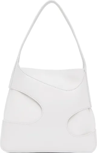 Ferragamo White Small Cutout Bag