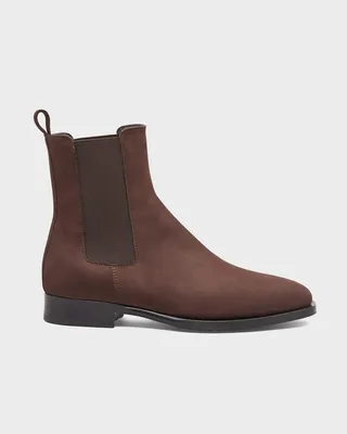 Grunge Suede Chelsea Booties