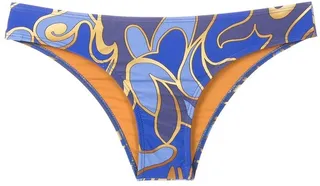 Graphic-Print Bandeau Bikini