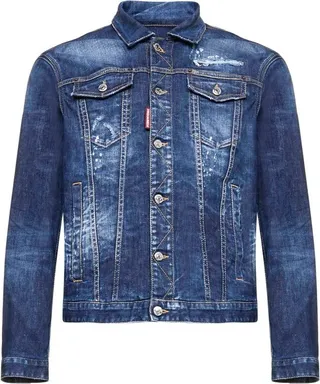Dsquared2 Distressed Denim Jacket