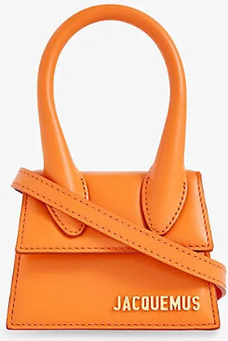 Orange Le Chiquito Mini Leather Cross-body bag