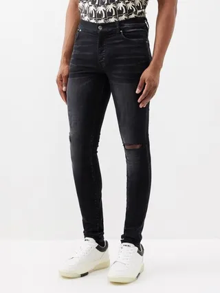 Distressed Skinny-leg Jeans