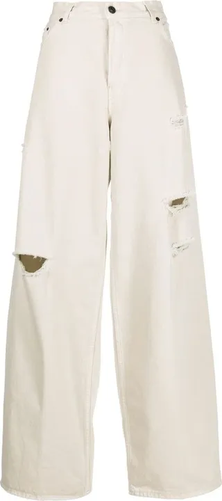 Distressed-Effect Jeans