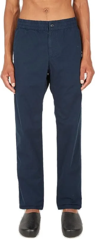 A.P.C. Elasticated Waistband Straight-Leg Trousers