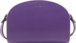 A.P.C. Demi Lune Zip-Up Shoulder Bag
