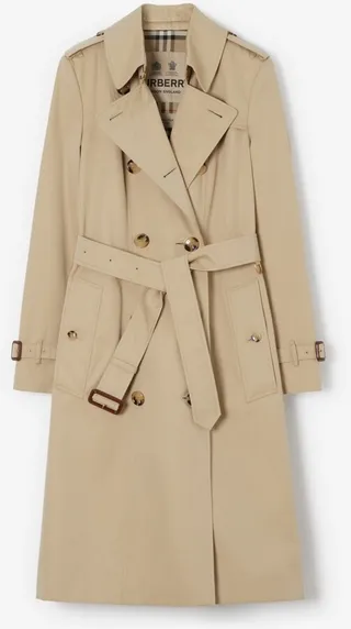 Burberry Long Chelsea Heritage Trench Coat Size: 02