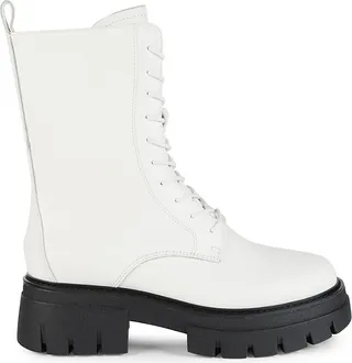 Liana Leather Combat Boots