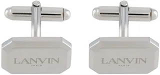 Logo-Engraved Cufflinks Set