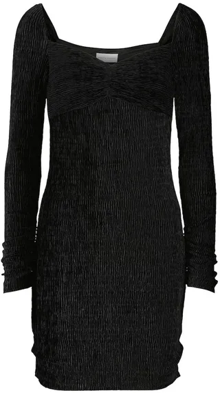Senna long-sleeved minidress