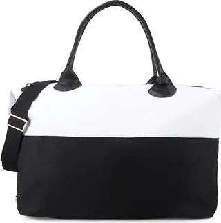 Colorblock Weekender Bag
