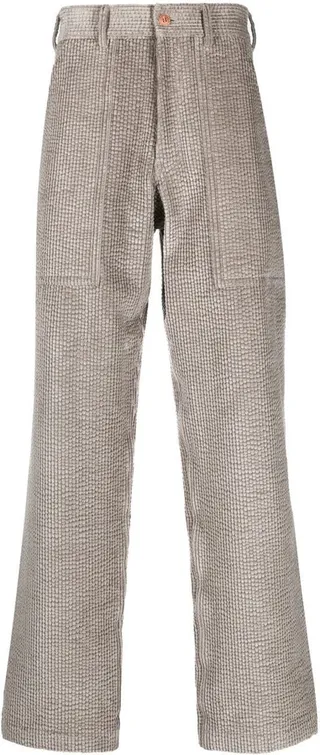 Straight-Leg Corduroy Trousers