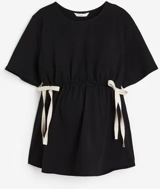 MAMA Drawstring-detail Top