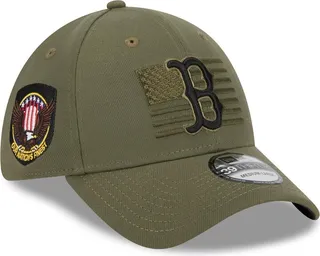 Men's New Era Green Boston Red Sox 2023 Armed Forces Day 39THIRTY Flex Hat