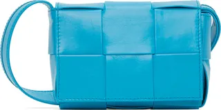 Bottega Veneta Blue Candy Cassette Bag