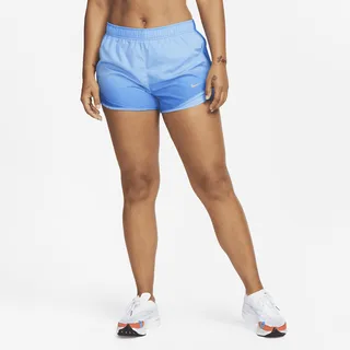 Nike Women's Tempo Brief-Lined Running Shorts in Blue