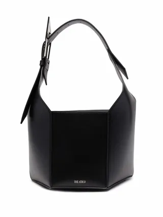 6PM geometric leather tote bag