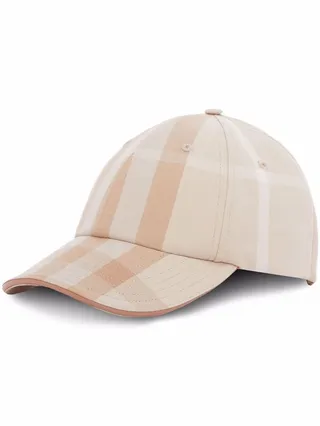 Check Logo Baseball Cap