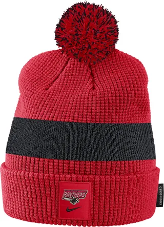 Clark Atlanta Nike Unisex College Pom Beanie in Red