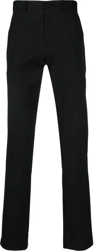 Mid-Rise Straight-Leg Trousers